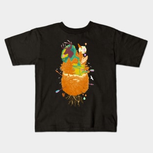 MUSICAL BEARD FOREST Kids T-Shirt